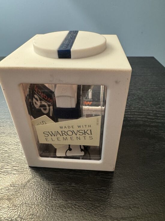 Ice Watch Swarovski Elements Blue Dial White Band Unisex 101978 Original Box main image 4